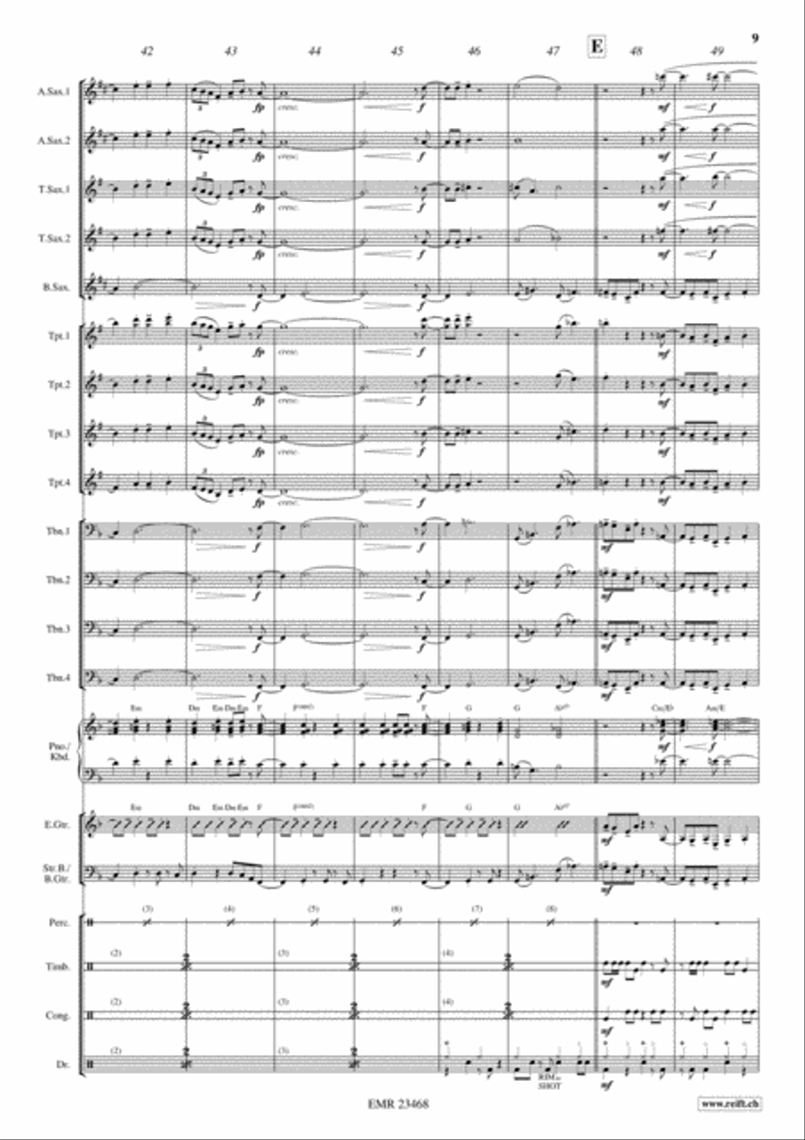 Starsky & Hutch Big Band scores gallery preview page 9