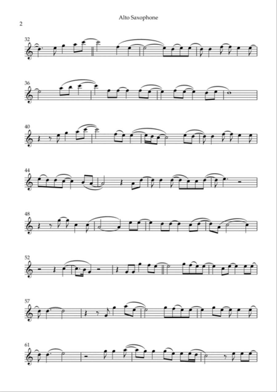 When I Get There Alto Saxophone scores gallery preview page 2