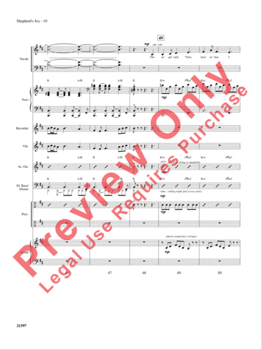 Shepherd's Joy Choir scores gallery preview page 11