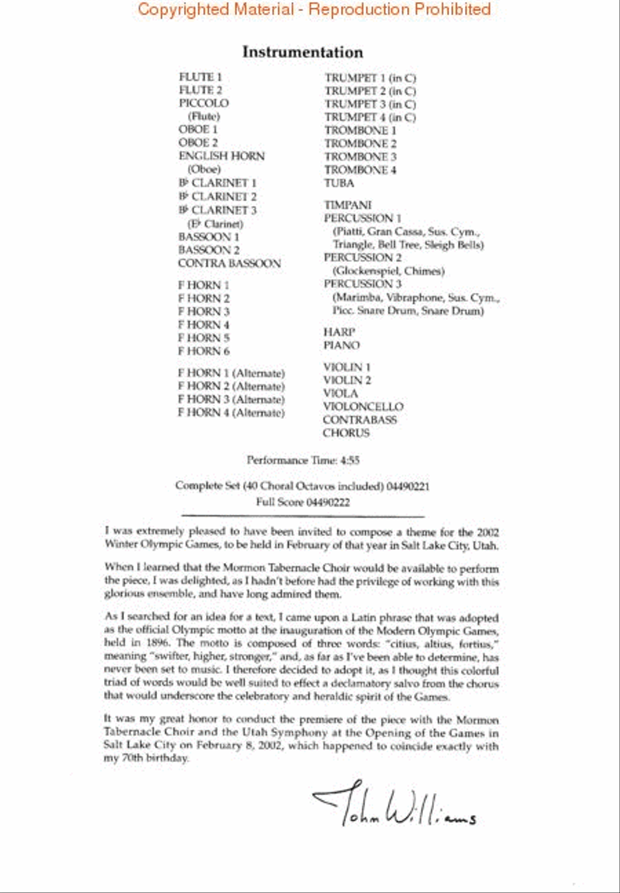 Call of the Champions Choir scores gallery preview page 2