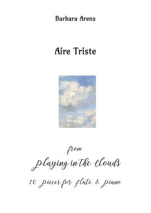 Book cover for Aire Triste for Flute & piano