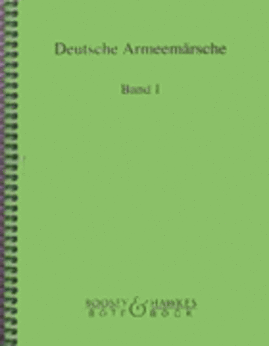 German Military Marches - Volume 1 Concert Band scores gallery preview page 1