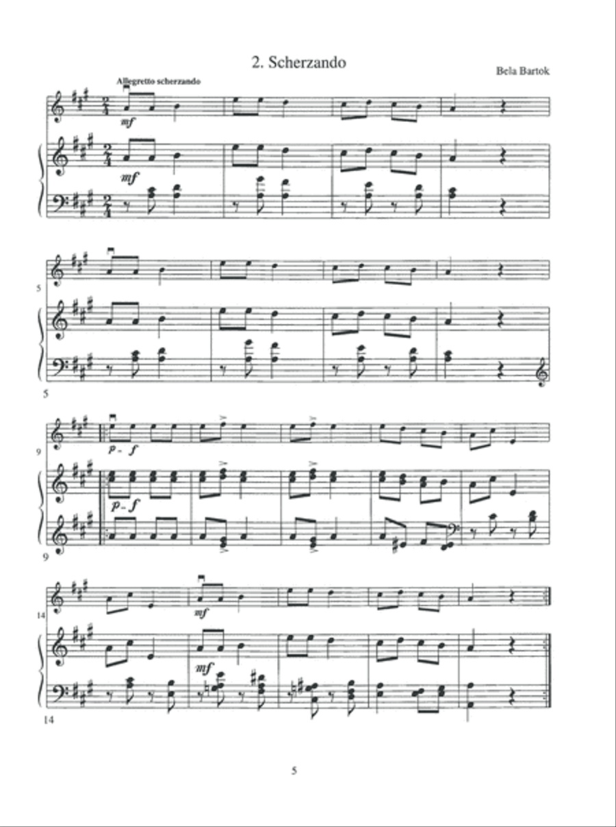 Solo Pieces for the Beginning Violinist Violin Solo scores gallery preview page 6