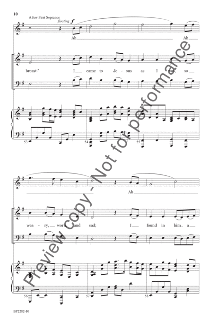 Come Find His Rest 4-Part scores gallery preview page 11