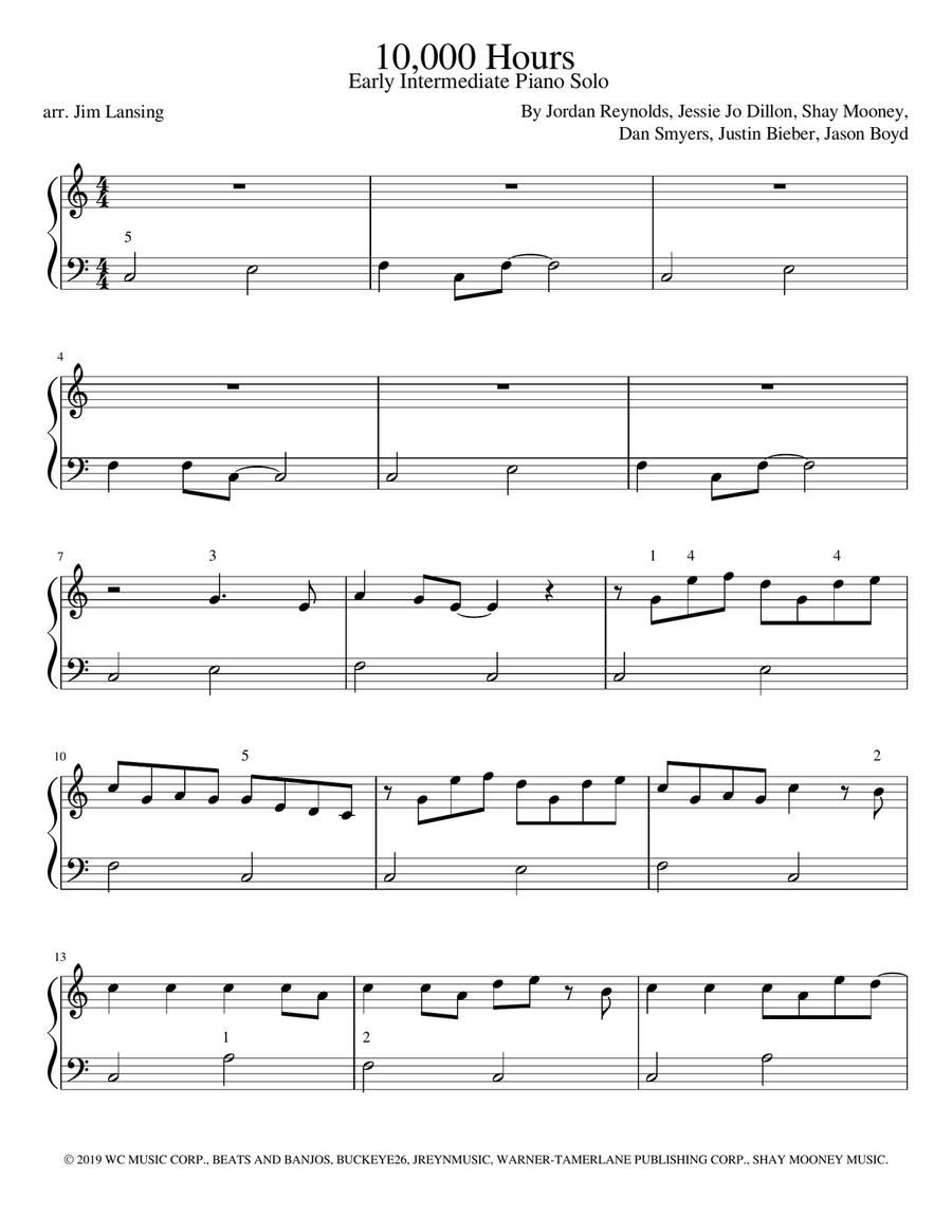 10,000 Hours Piano Method scores gallery preview page 2