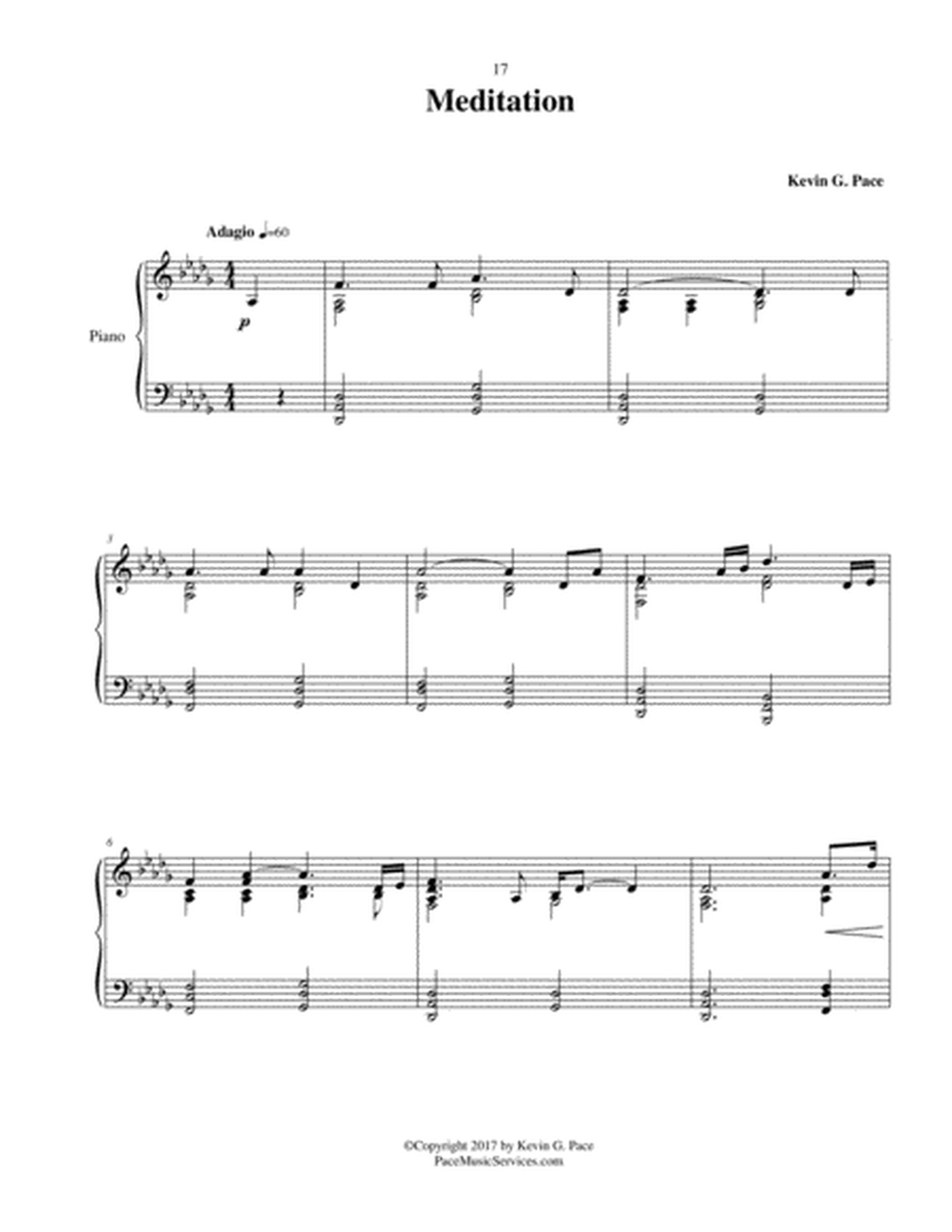 Meditation - original piano solo / prelude image number null