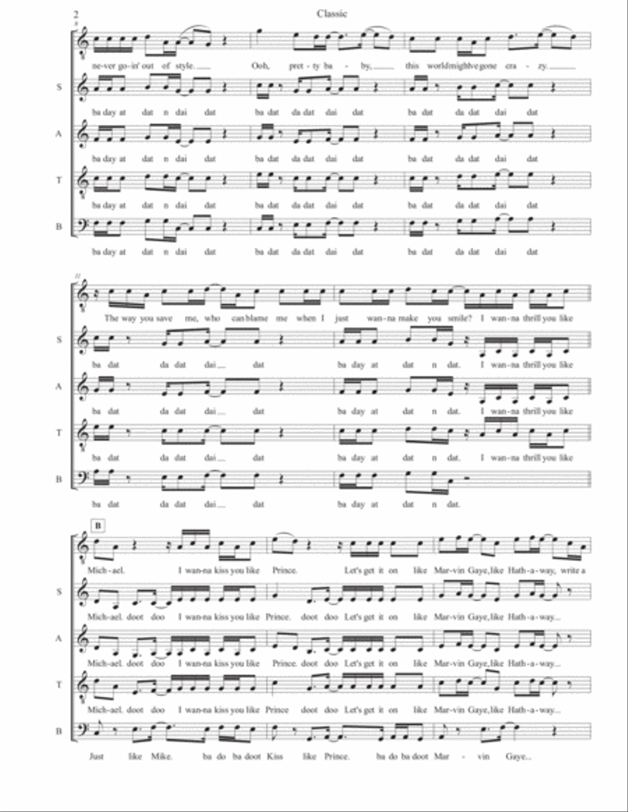 Classic 4-Part scores gallery preview page 2