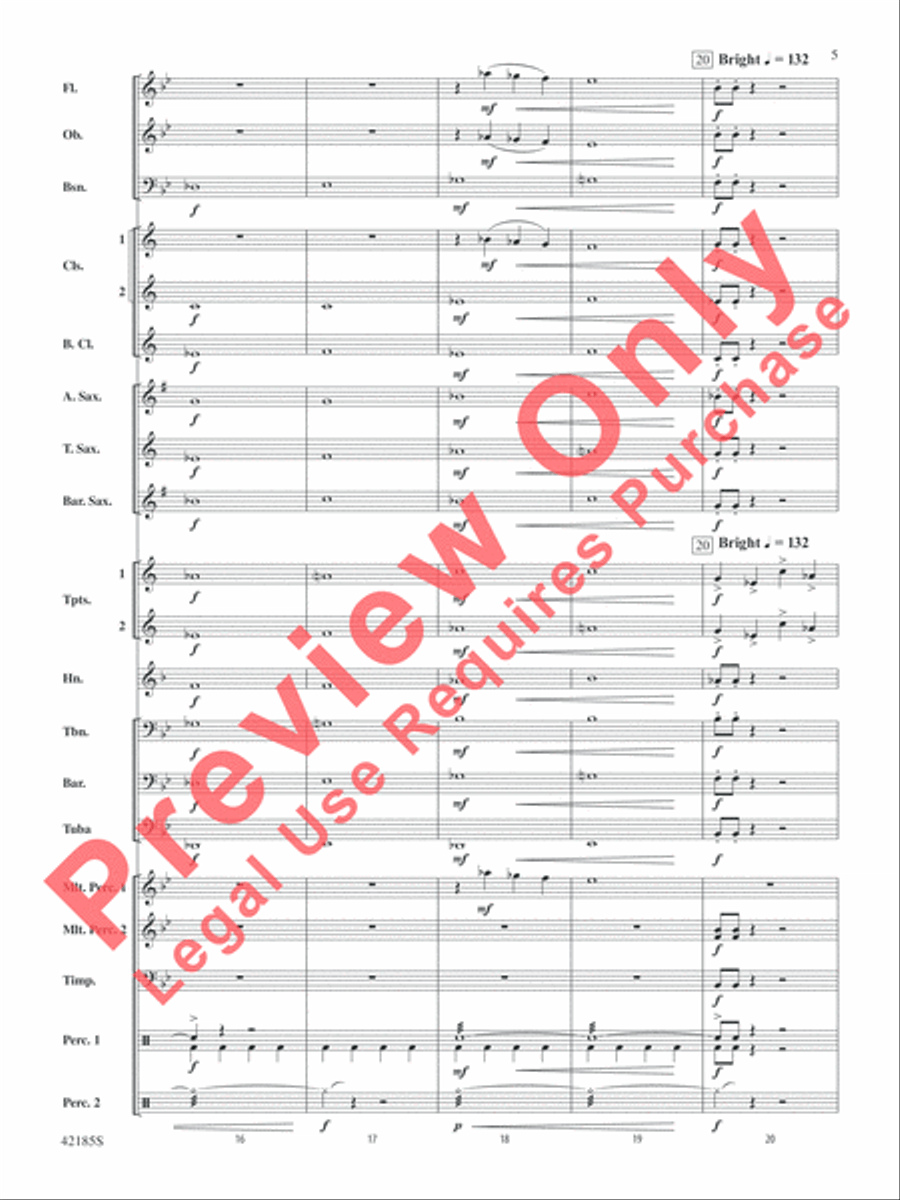Man of Steel, Selections from Concert Band scores gallery preview page 6