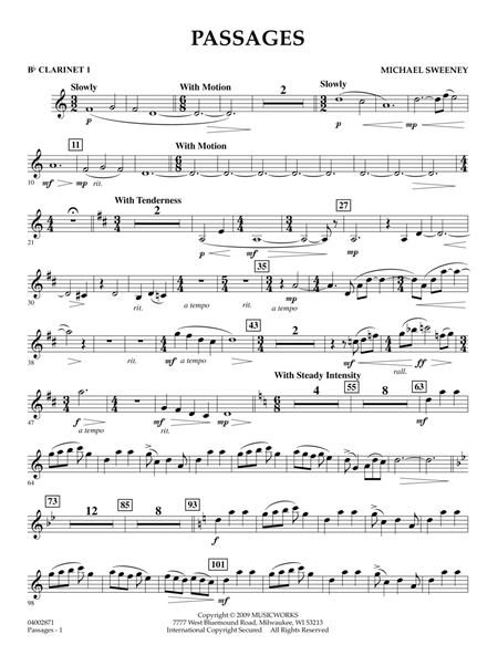 Passages - Bb Clarinet 1