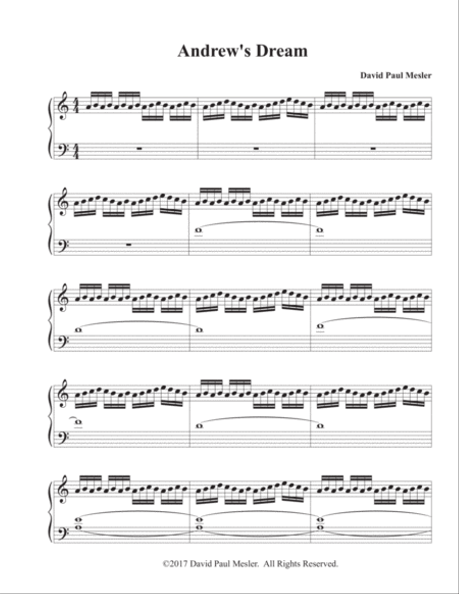 Andrew's Dream Piano Method scores gallery preview page 2