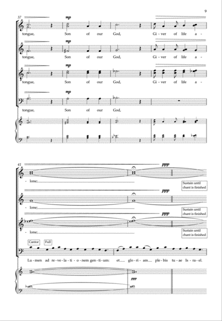 Hail, Gladdening Light Hail, Gladdening Light 4-Part scores gallery preview page 6