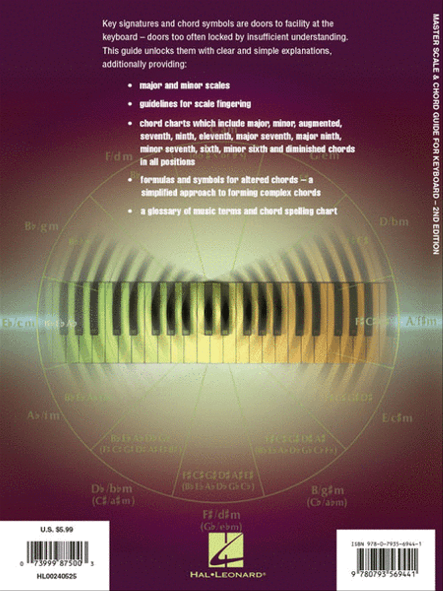 Master Scale & Chord Guide for Keyboard – 2nd Edition Piano Method scores gallery preview page 6