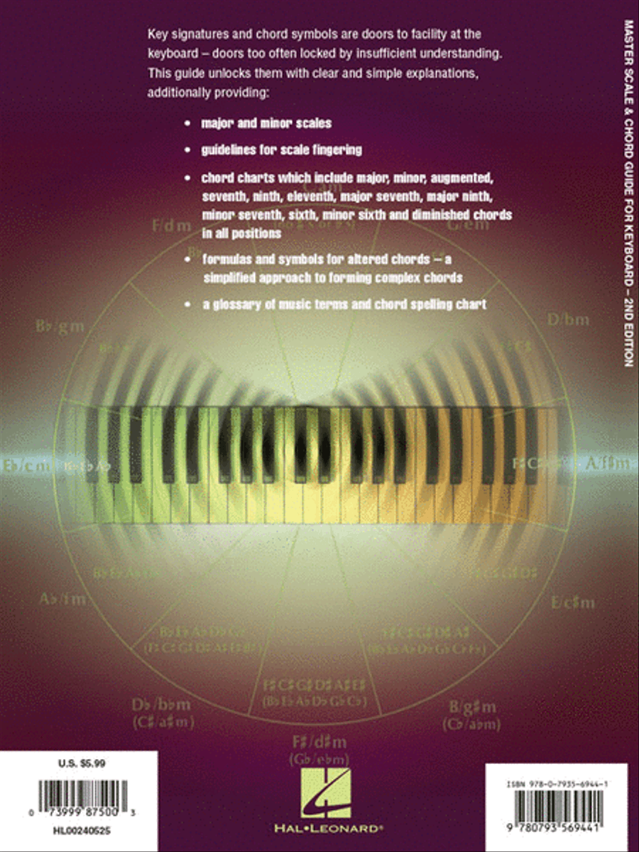 Master Scale & Chord Guide for Keyboard – 2nd Edition