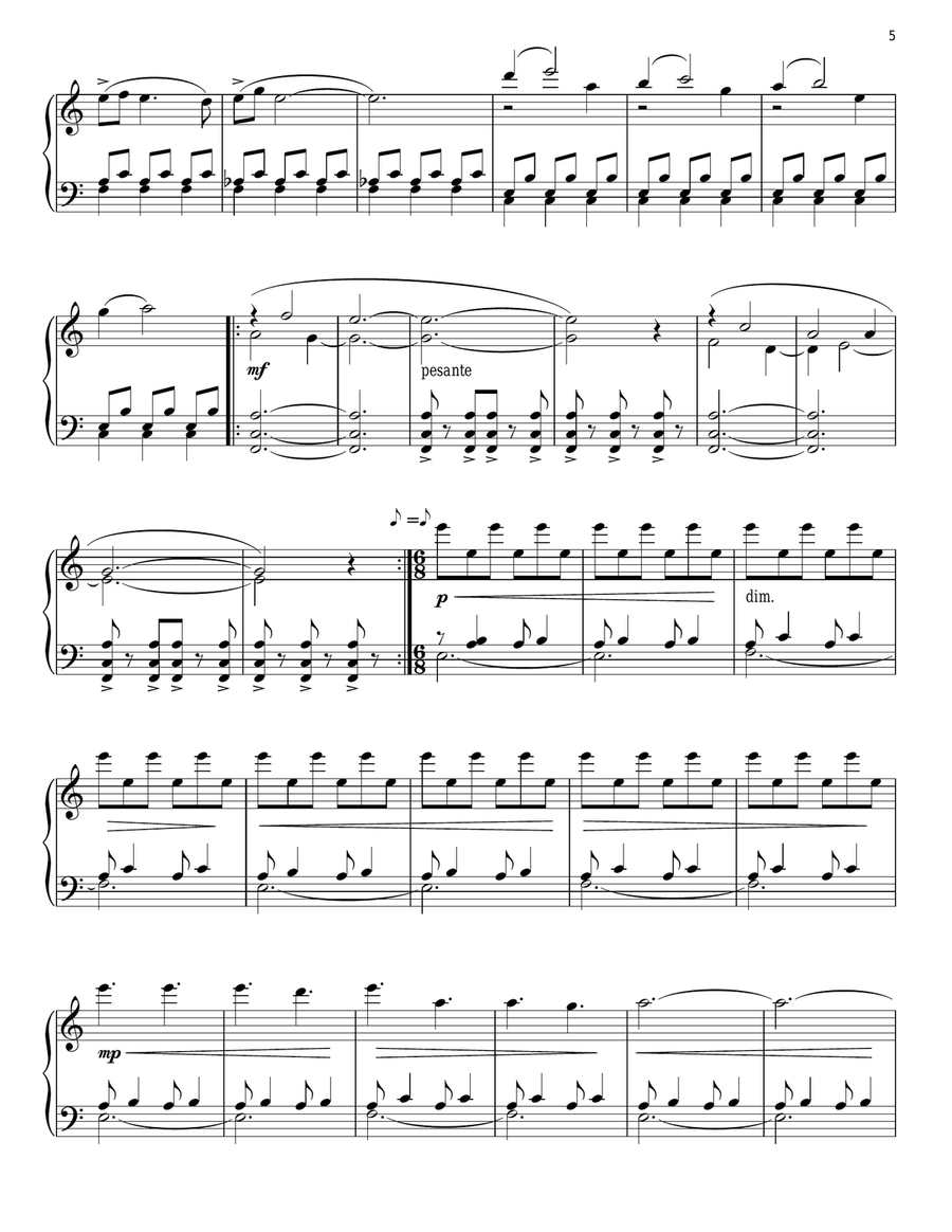 Downton Abbey - The Suite Piano Solo scores gallery preview page 5