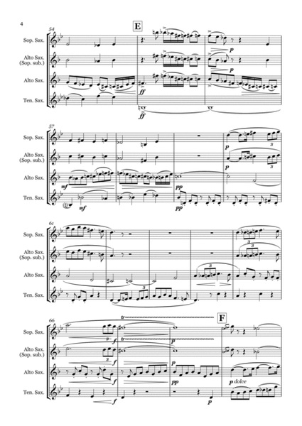 Pavane by Gabriel Faure - Saxophone trio (SAT/AAT) image number null