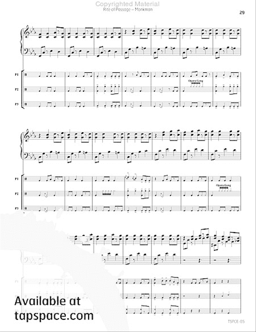 Rite of Passage Percussion Ensemble scores gallery preview page 32