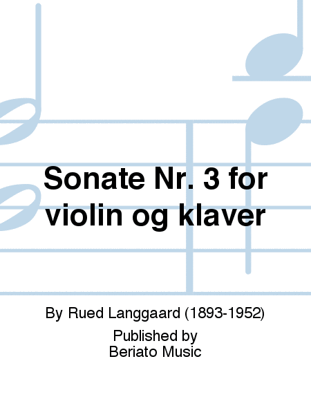Sonate nr. 3 for violin og klaver