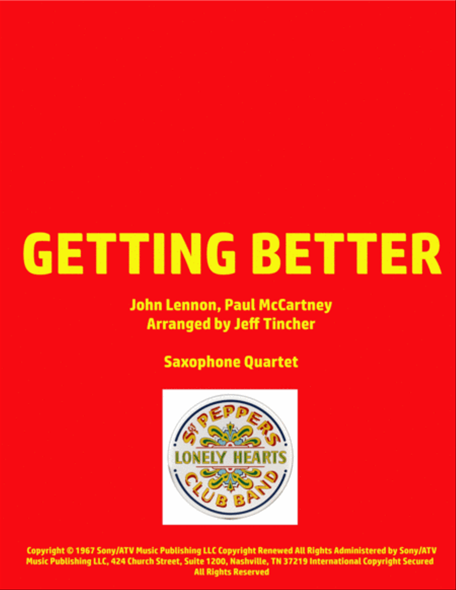 Getting Better Woodwind Quartet scores gallery preview page 1