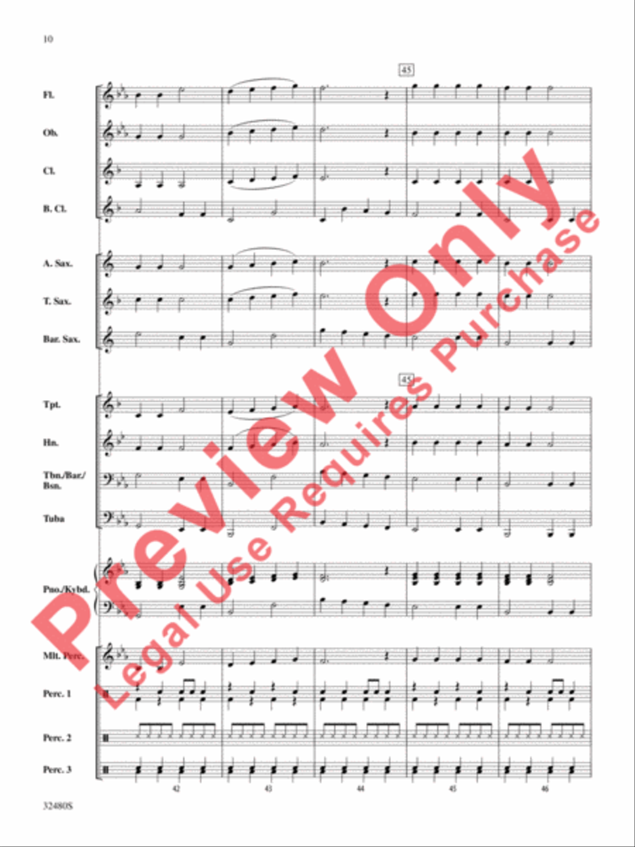 Rockin' Ol' St. Nick Concert Band scores gallery preview page 11