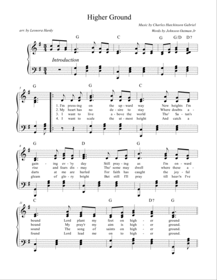 Higher Ground Higher Ground Voice scores gallery preview page 1