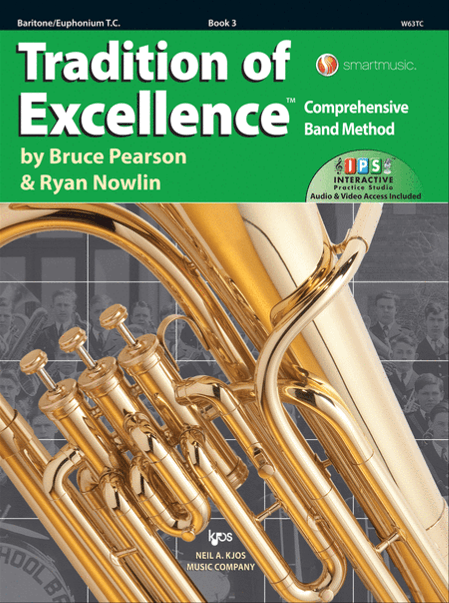 Tradition of Excellence Book 3 - Baritone/Euphonium T.C. Baritone Horn TC scores gallery preview page 1