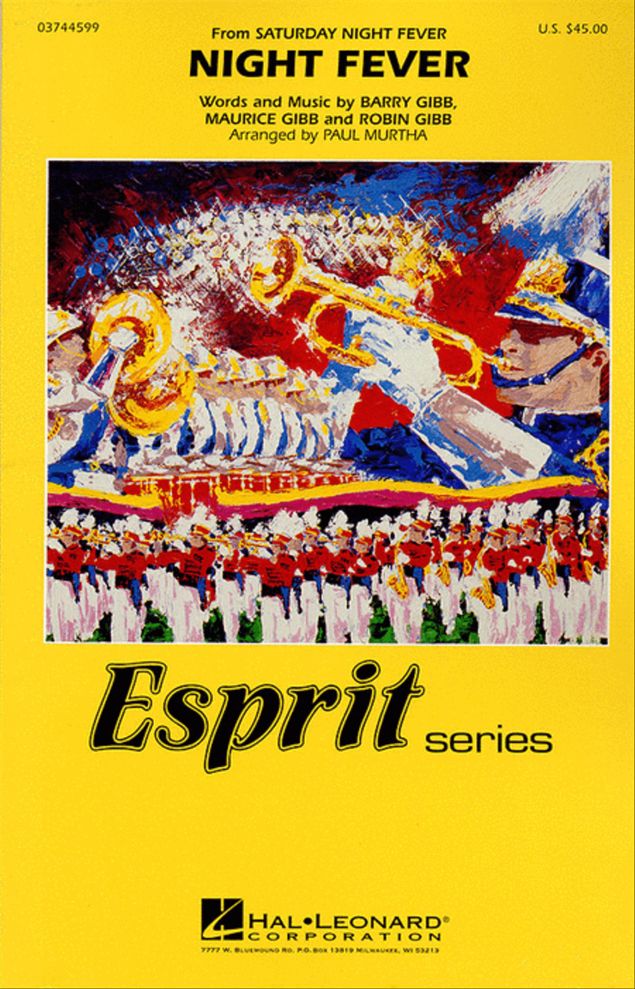 Night Fever Night Fever Marching Band scores gallery preview page 1