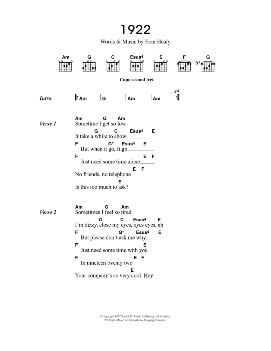 1922 Easy Guitar scores gallery preview page 1