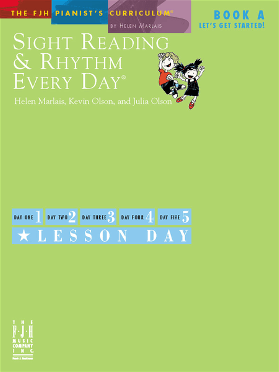 Sight Reading & Rhythm Every Day, Let's Get Started, Book A Piano Method scores gallery preview page 1