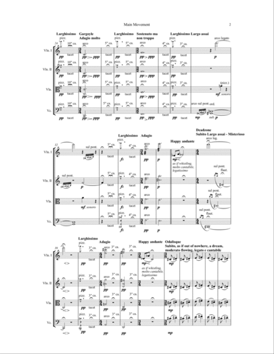 String Quartet-Imaginal Listening String Quartet scores gallery preview page 5