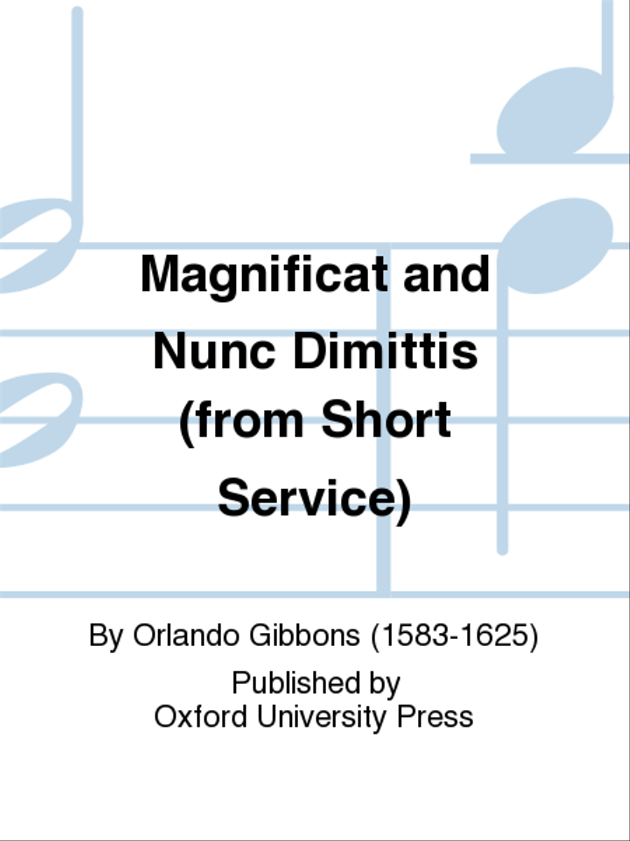 Magnificat and Nunc Dimittis (from Short Service) 4-Part scores gallery preview page 1