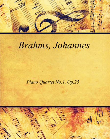 Brahms - Piano Quartet No.1, Op.25(Score&parts)