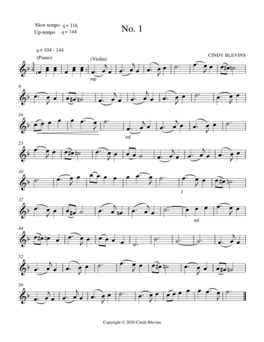 Violin Studies, Easy, Melodic, Book Three, 10 Studies image number null