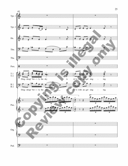 Christmas Intrada (TTBB Brass Version Score)