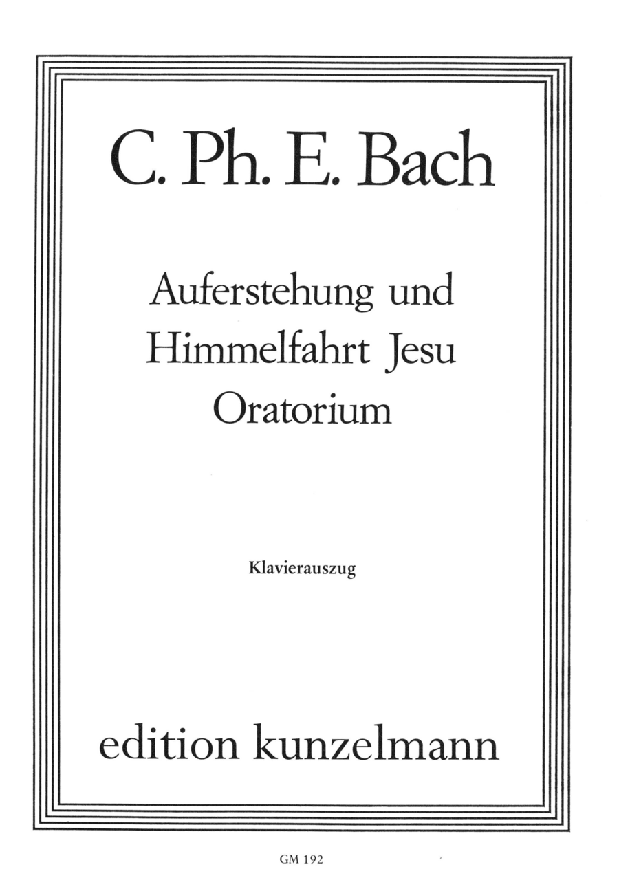 Auferstehung und Himmelfahrt Jesu (Resurrection and ascension of Jesus) Mixed Choir scores gallery preview page 1