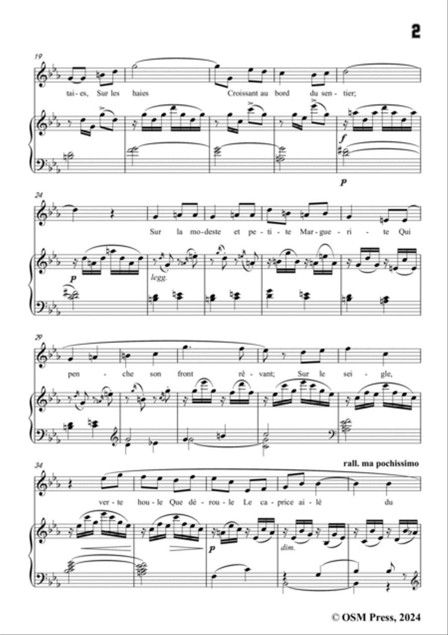 Paladilhe-La Libellule,in E flat Major Voice scores gallery preview page 3