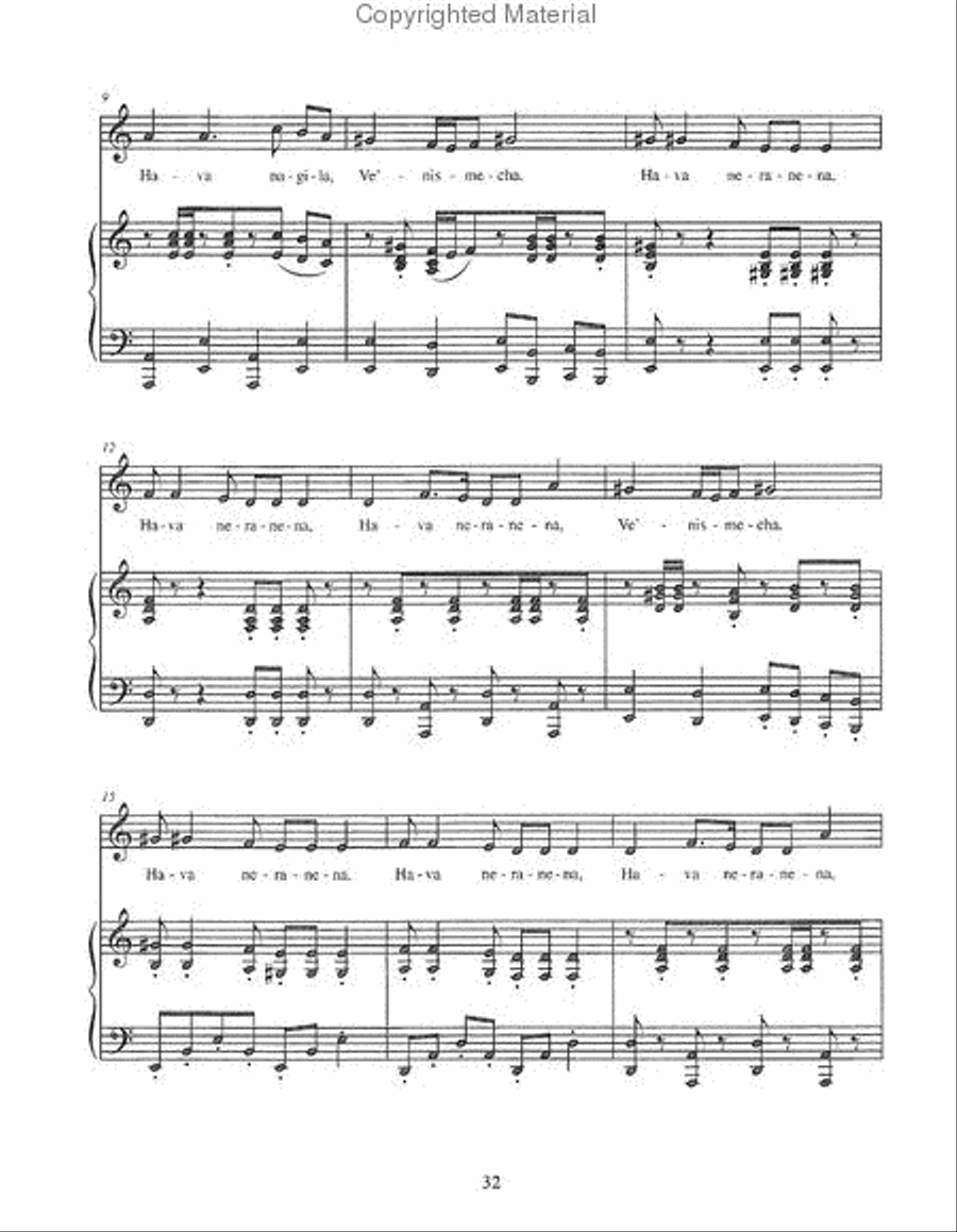Sing With the Symphony, Volume 2 Unison Choir scores gallery preview page 18