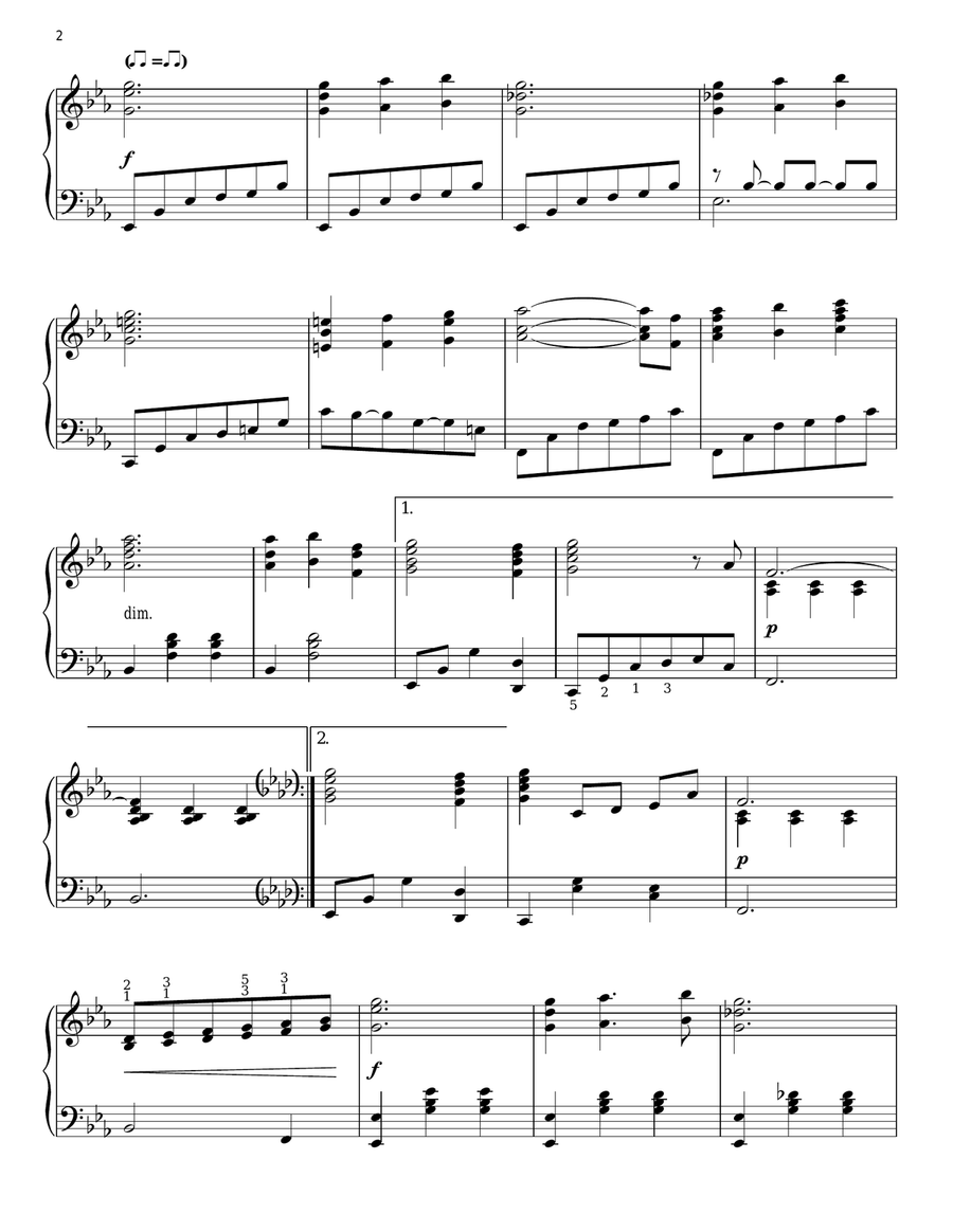 You Light Up My Life Piano Solo scores gallery preview page 2
