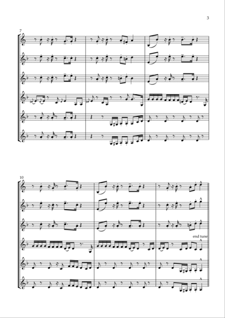 About Damn Time About Damn Time Clarinet Quartet scores gallery preview page 3