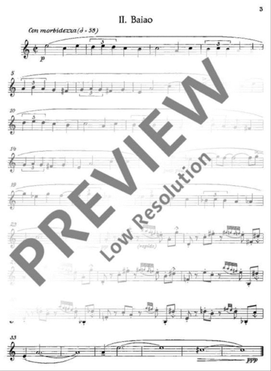 Five Exotic Dances Alto Saxophone scores gallery preview page 19