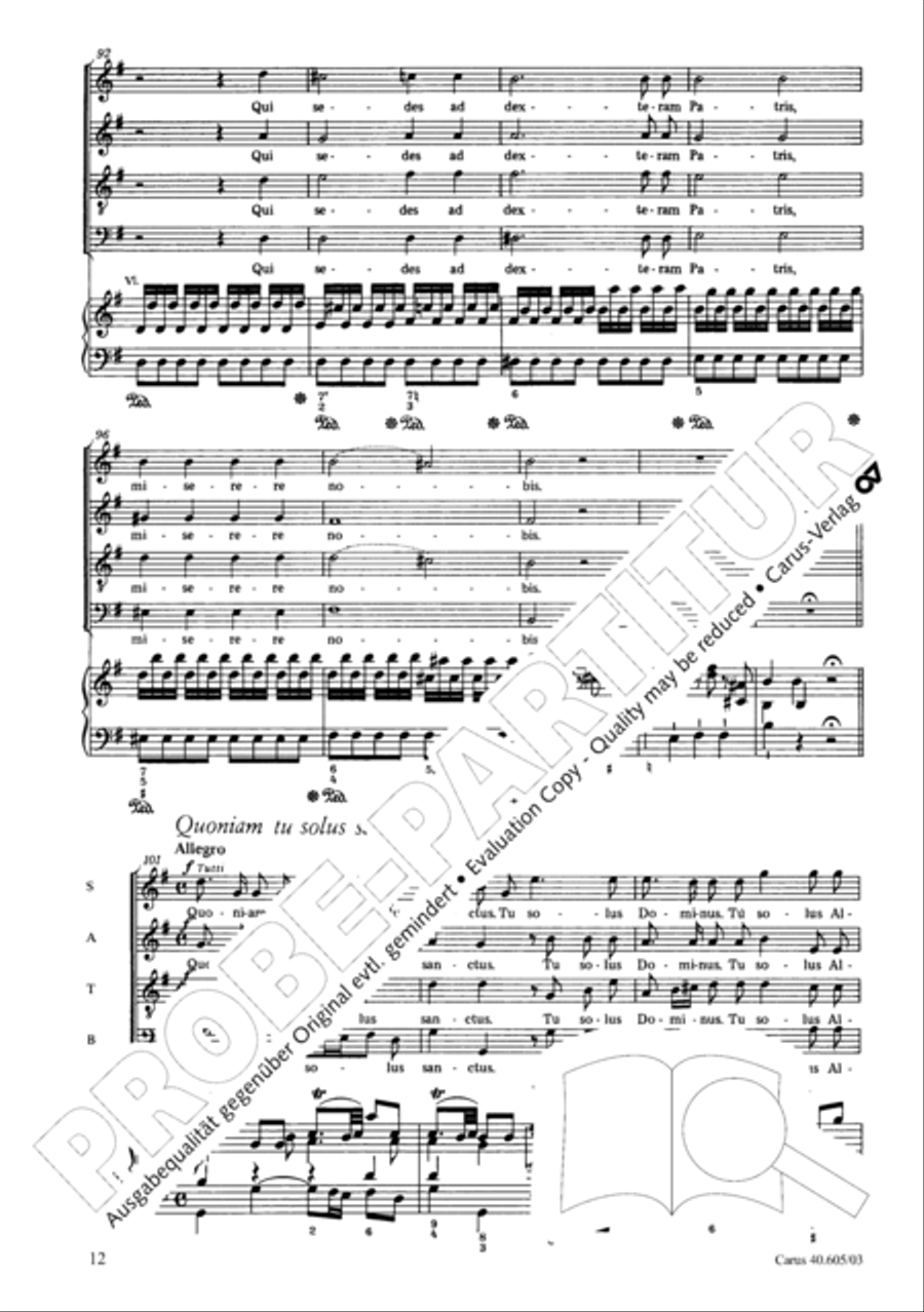 Nikolai Mass (Missa Sancti Nicolai) 4-Part scores gallery preview page 13