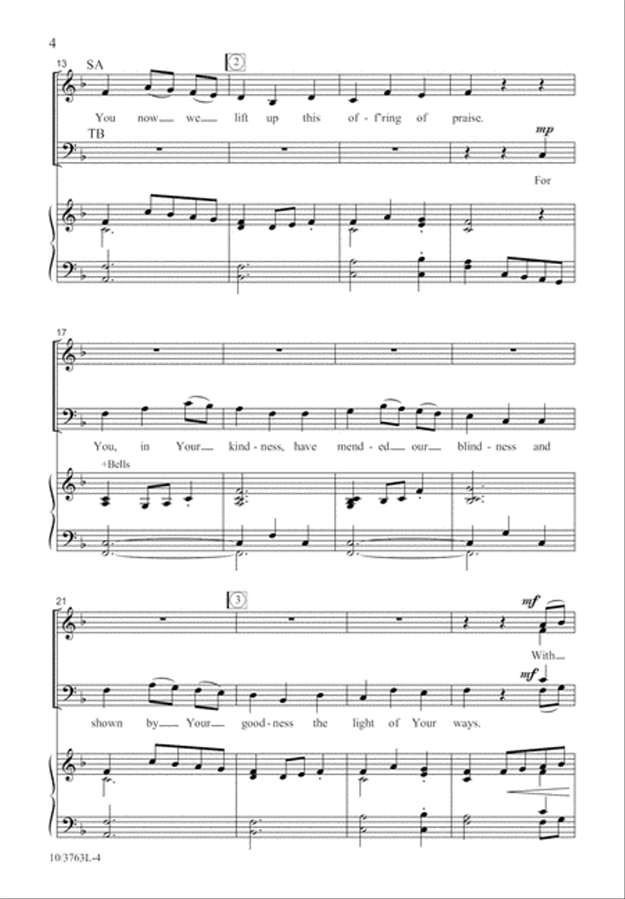 This Offering of Praise 4-Part scores gallery preview page 5
