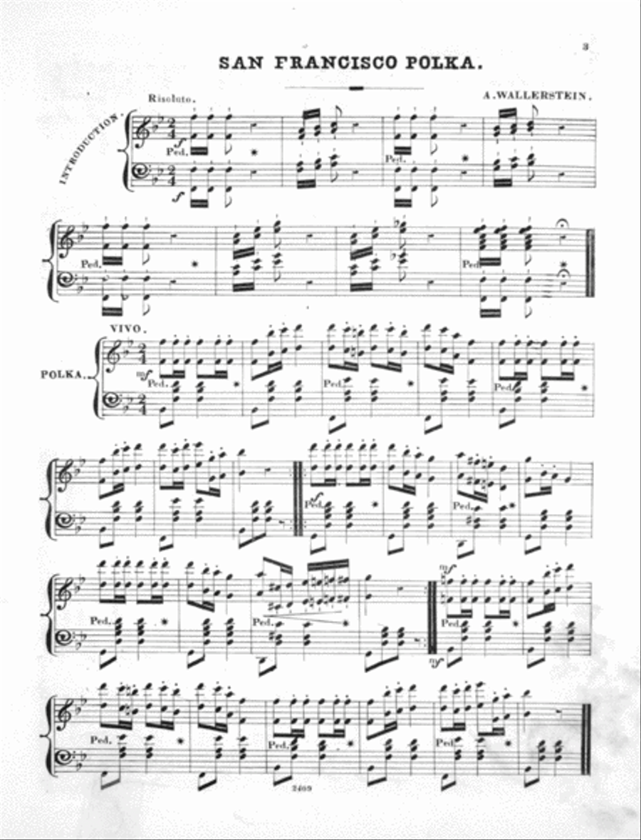 Four Polkas. San Francisco, Op. 51 Piano Solo scores gallery preview page 2