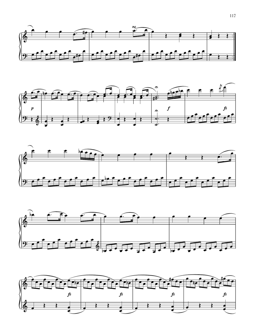 Sonata In C Major, Hob. XVI: 35 Piano Solo scores gallery preview page 4