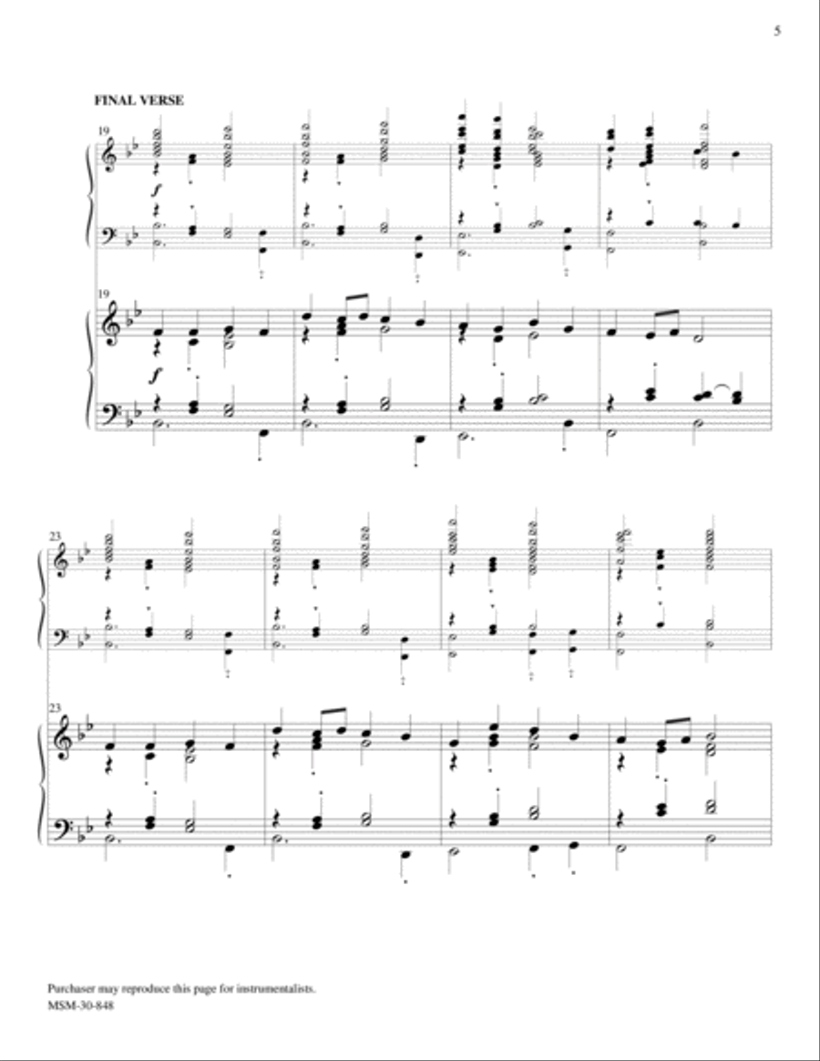 BEECHER from Let Praises Ring, V3 5-Octaves scores gallery preview page 3