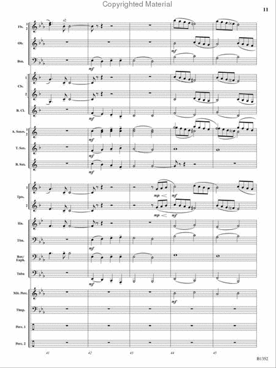 A Christmas Montage Concert Band scores gallery preview page 10