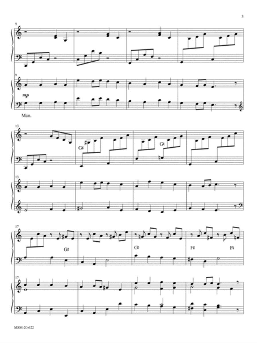 Love Eternal: Three Weddings Hymns for Harp and Organ Harp scores gallery preview page 2