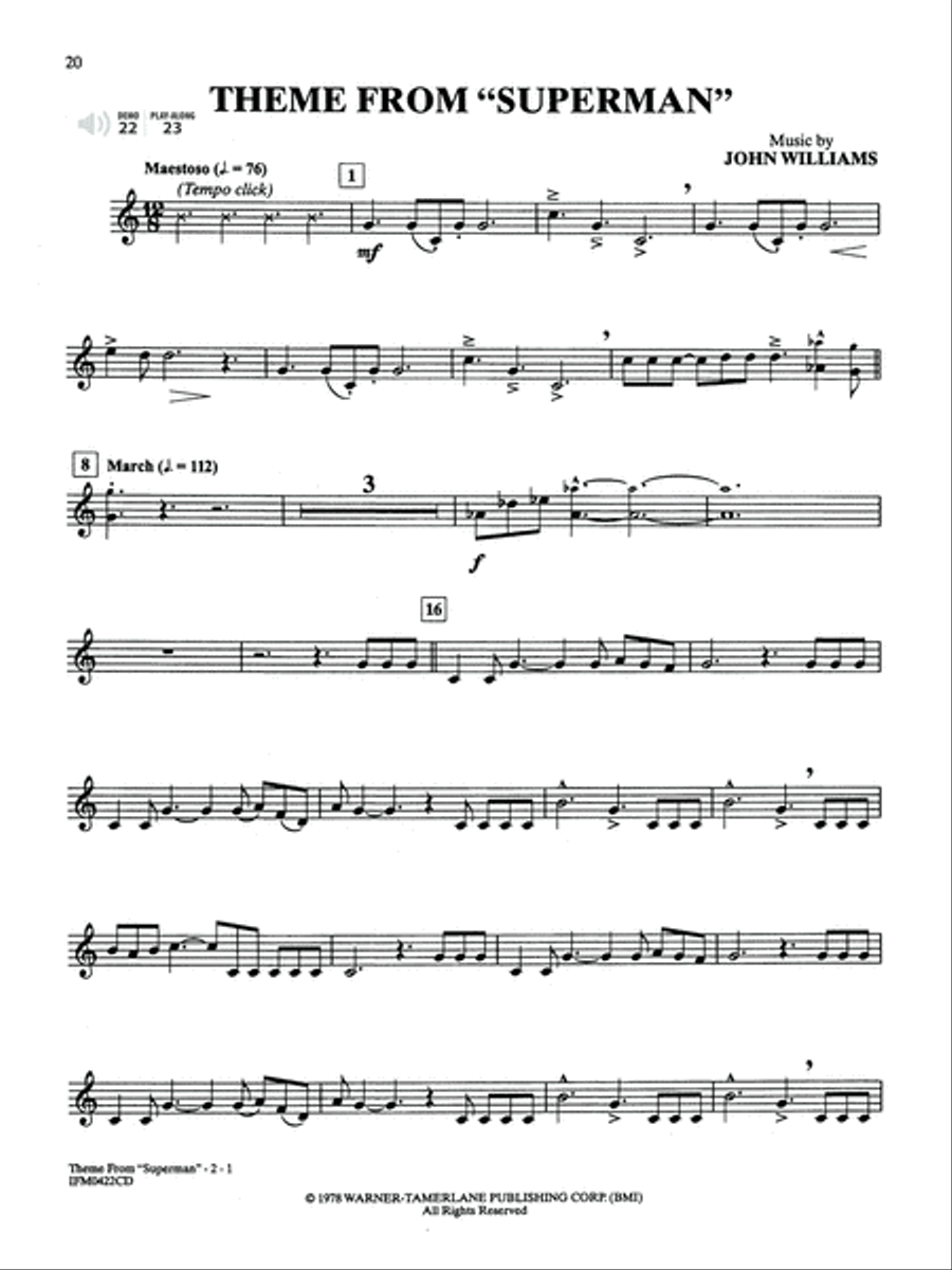 The Very Best of John Williams - Trumpet (Book/CD) Trumpet Solo scores gallery preview page 4