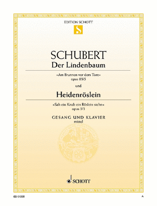 Book cover for Der Lindenbaum / Heidenröslein