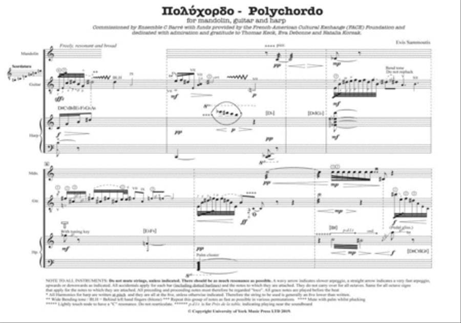 Polychordo Harp scores gallery preview page 2