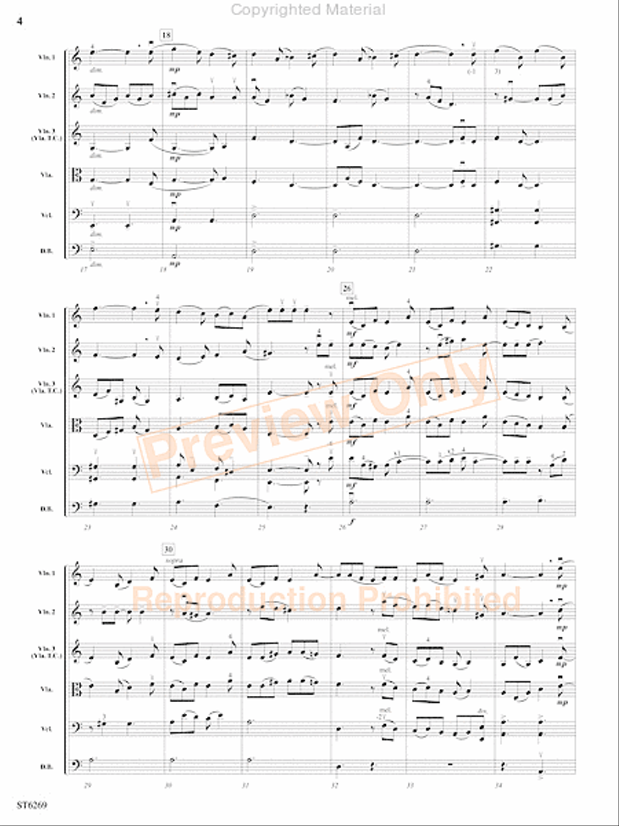 A Venetian Serenade String Orchestra scores gallery preview page 5